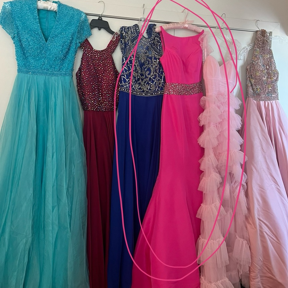 Hot Pink Sherri Hill Gown